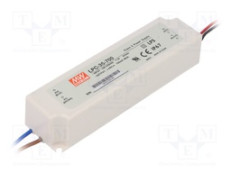 Power supply: switched-mode; LED; 33.6W; 9÷48VDC; 700mA; 90÷264VAC