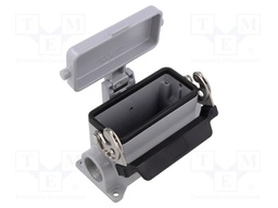 Enclosure: for HDC connectors; C-TYPE; size 77.27; Gland holes: 2