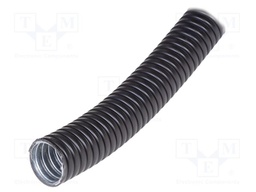 Protective tube; Conduit size: 40; galvanised steel; black; IP66