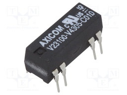 Relay: reed; SPDT; Ucoil: 5VDC; 1.2A; max.175VDC; 3W; Rcoil: 200Ω