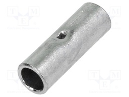 Butt splice; non-insulated; copper; 25mm2; tinned; crimped