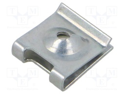 Nut; cage; M8; spring steel; Plating: zinc; L: 11.75mm; W: 7.5mm