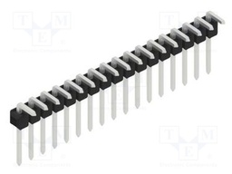 Connector: pin strips; pin header; male; PIN: 17; 2.54mm; THT; 1x17