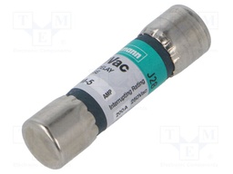 Fuse: fuse; 5A; 250VAC; time-lag; ceramic,cylindrical,industrial