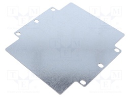 Mounting plate; steel; for enclosures