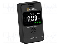 Tester: breathalyser; LCD 1,6"; 0÷200mg/100ml; Unit: g/l,mg/l