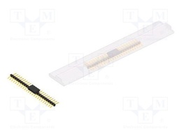 Connector: pin strips; pin header; male; PIN: 24; 2mm; SMT; 1x24