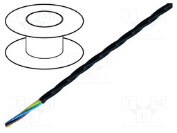 Wire; ÖLFLEX® HEAT 260 MC; stranded; Cu; 5G1,5mm2; PTFE; black