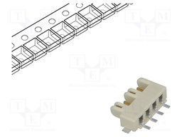 Socket; Connector: wire-wire/PCB; Rotaconnect; 3mm; PIN: 4; 5A; SMT