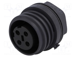 Connector: circular; socket; female; PIN: 4; EXPlora; nickel plated