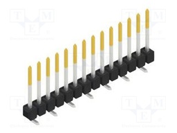 Connector: pin strips; pin header; male; PIN: 14; 2.54mm; SMT; 1x14