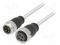 Cable: for sensors/automation; 7/8"-7/8"; 2m; male; female; PIN: 4