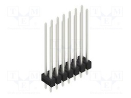Connector: pin strips; pin header; male; PIN: 14; 2.54mm; THT; 2x7