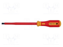Screwdriver; insulated; slot; SL 8mm; Blade length: 175mm