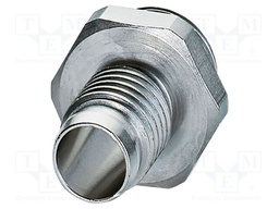 For panel mounting,rear side nut; threaded joint; Gasket: FKM