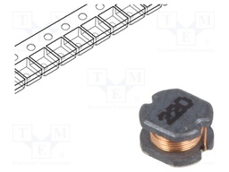 Inductor: wire; SMD; 22uH; 1Ω; -40÷125°C; ±20%; 500mA; 3.1x3.5x2.1mm