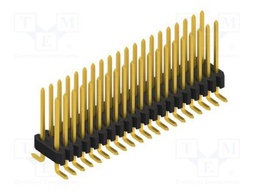 Connector: pin strips; pin header; male; PIN: 40; 1.27mm; SMT; 2x20