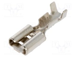 Terminal: flat; 4.8mm; 0.8mm; female; 0.5÷1.25mm2; crimped; tinned