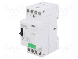 Contactor: 3-pole installation; NO x3; 230VAC; 220VDC; 25A; DIN