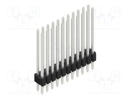 Connector: pin strips; pin header; male; PIN: 22; 1.27mm; THT; 2x11