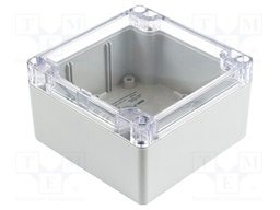 Enclosure: multipurpose; X: 105mm; Y: 105mm; Z: 60mm; 1554; grey; IP68