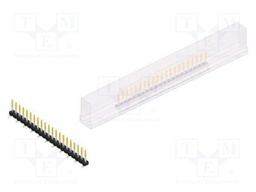Connector: pin strips; pin header; male; PIN: 21; 2.54mm; SMT; 1x21