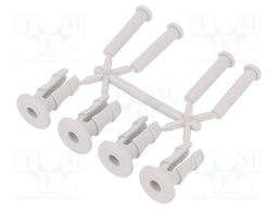 Multigate grommet; TPE (thermoplastic elastomer); light grey