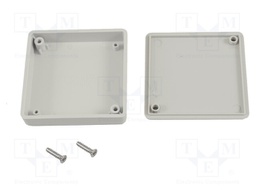 Enclosure: multipurpose; X: 60mm; Y: 60mm; Z: 15mm; 1551 MINI; ABS