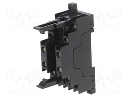 Socket; 6A; 6A; 250VAC; Mounting: DIN; -40÷85°C; Uswitch: max.250VAC