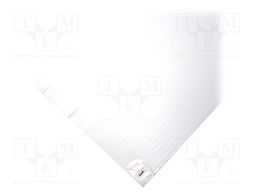 Contamination control mat; Width: 0.45m; L: 1.17m; Colour: white