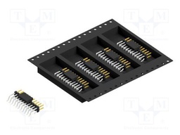 Connector: pin strips; pin header; male; PIN: 22; 2mm; SMT; 2x11