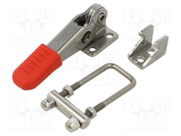 Clasp; stainless steel; W: 28mm; L: 98mm; 1600N