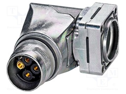 Connector: M17; socket; ST; female; PIN: 4; 630V; 20A; shielded; IP67