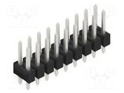 Connector: pin strips; pin header; male; PIN: 18; 2.54mm; THT; 2x9