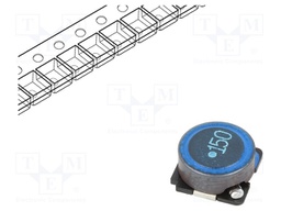 Inductor: ferrite; SMD; 15uH; 2.4A; 56.6mΩ; ±20%; Series: SLF