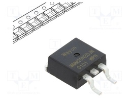 Transistor: N-MOSFET; unipolar; 200V; 117A; Idm: 620A; 416W; TO263