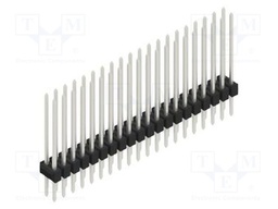Connector: pin strips; pin header; male; PIN: 40; 2.54mm; THT; 2x20