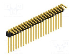 Connector: pin strips; pin header; male; PIN: 22; 1.27mm; THT; 1x22