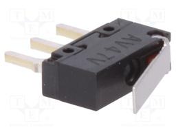 Microswitch SNAP ACTION; with lever; SPDT; 0.1A/30VDC; ON-(ON)