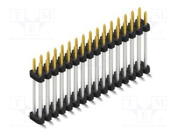 Connector: pin strips; pin header; male; PIN: 32; 2mm; SMT; 2x16
