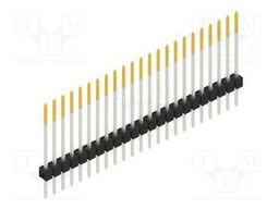 Connector: pin strips; pin header; male; PIN: 23; 2.54mm; THT; 1x23