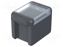 Enclosure: multipurpose; X: 80mm; Y: 113mm; Z: 90mm; BOCUBE; graphite