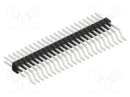 Connector: pin strips; pin header; male; PIN: 46; 1.27mm; SMT; 2x23