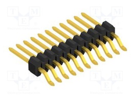 Connector: pin strips; pin header; male; PIN: 11; 1.27mm; SMT; 1x11