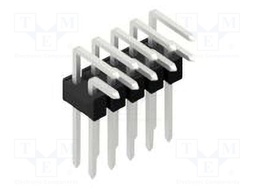 Connector: pin strips; pin header; male; PIN: 10; 2.54mm; THT; 2x5