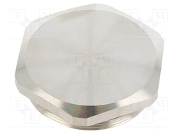 Stopper; M50; 1.5; IP68; Mat: brass; Plating: nickel; with seal