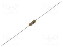 Resistor: carbon film; THT; 330Ω; 0.25W; ±5%; Ø2.3x6mm; axial