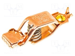 Crocodile clip; 75A; Grip capac: max.19mm; Overall len: 76mm