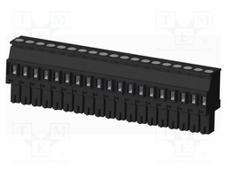 Connector: pluggable terminal block; plug; female; angled 90°
