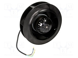 Fan: AC; radial; 230VAC; Ø225x69mm; 852m3/h; 70dBA; ball bearing